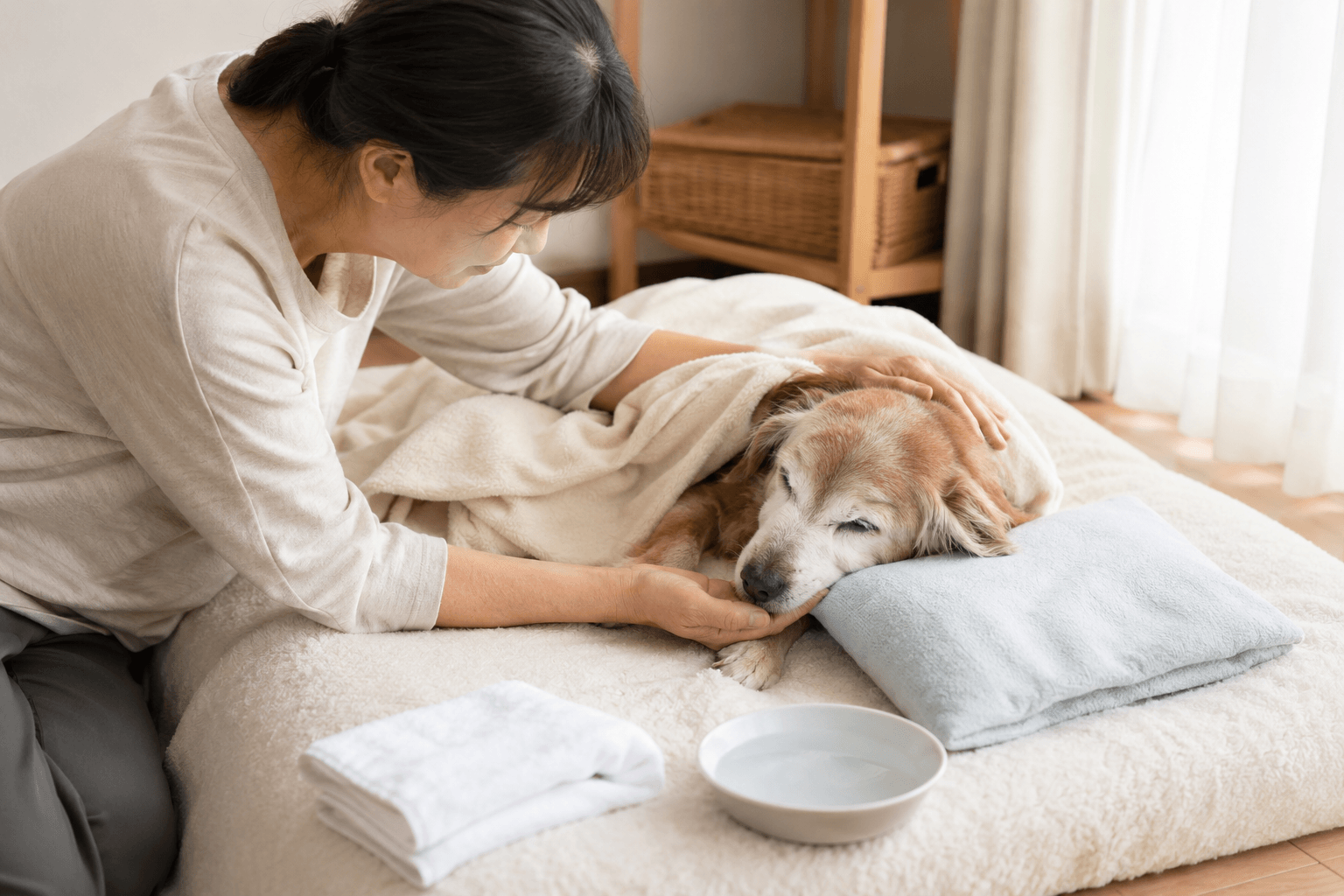 犬の最期が近いときに飼い主ができること