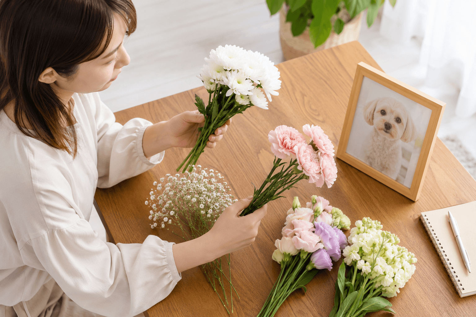 棺に入れる花の選び方