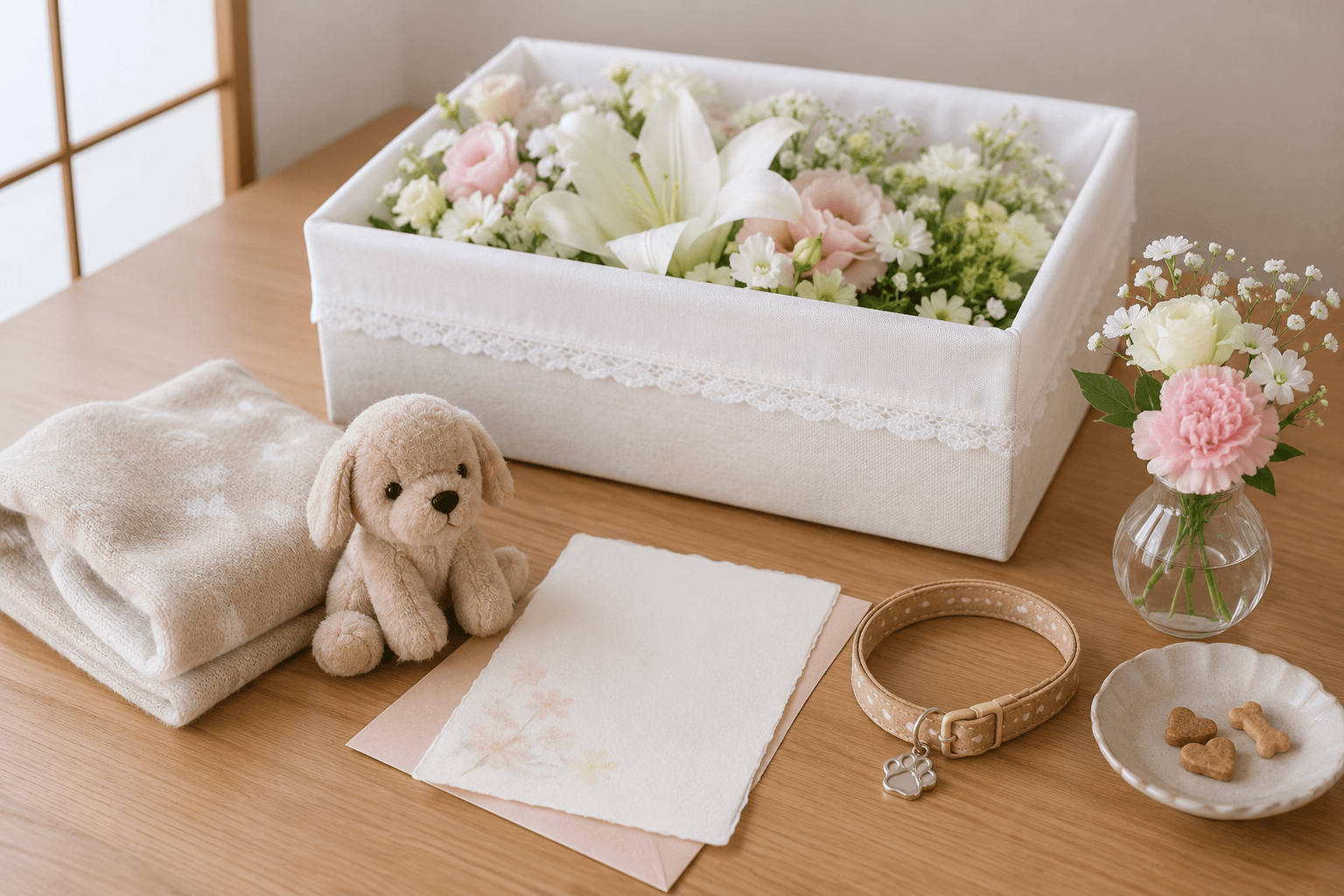 花と一緒に棺へ入れられるもの